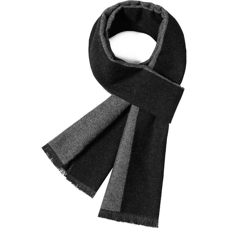EONPOW Warm Winter Scarf Men, Mens Autumn Plaid Scarves